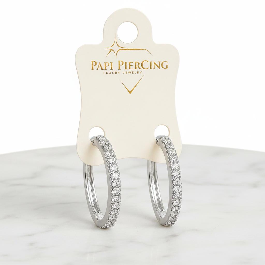 עגילי חישוק גולדפילד חני